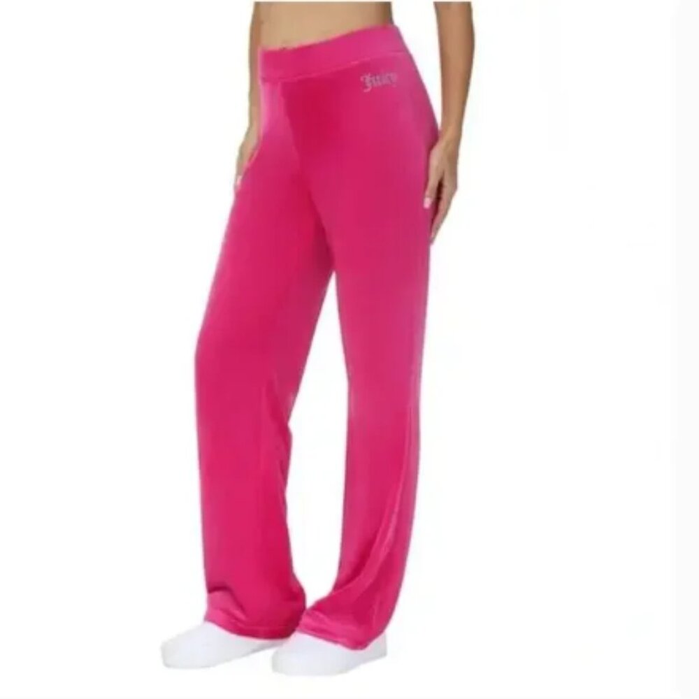 Juicy Couture Hot Pink Velour Trackpants (1488)